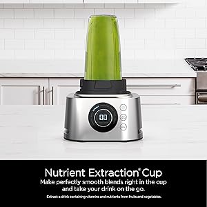 Ninja Blender & Food Processor Combo, Foodi Power Blender System for Smoothies, Bowls, Spreads & Shakes, 6 Functions, 72-oz Pitcher, To-Go Cups, Silver, SS401