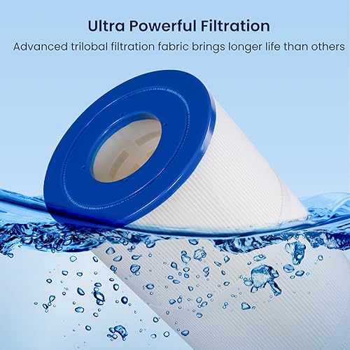 Miniatura 6 de Cartuchos de filtro de piscina CCP520, compatibles con Pentair Clean & Clear Plus 520, sustituye a Pentair R173578, Pleatco PCC130, 520 pies