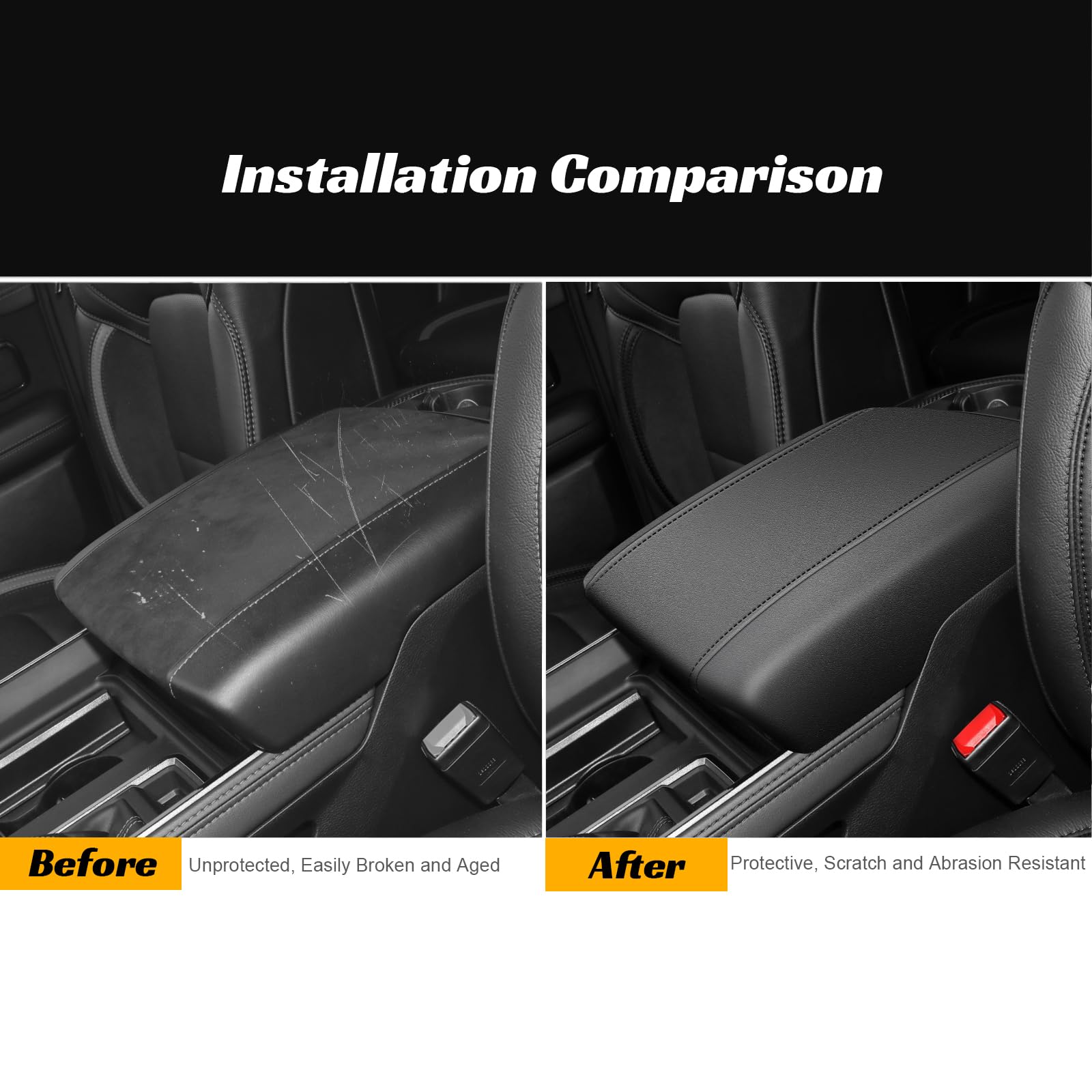 Dodge Ram 1500 Accessories Rifoda For RAM Center Console Armrest Cover  Suitable For... 2019 Ram 1500 Seat Covers