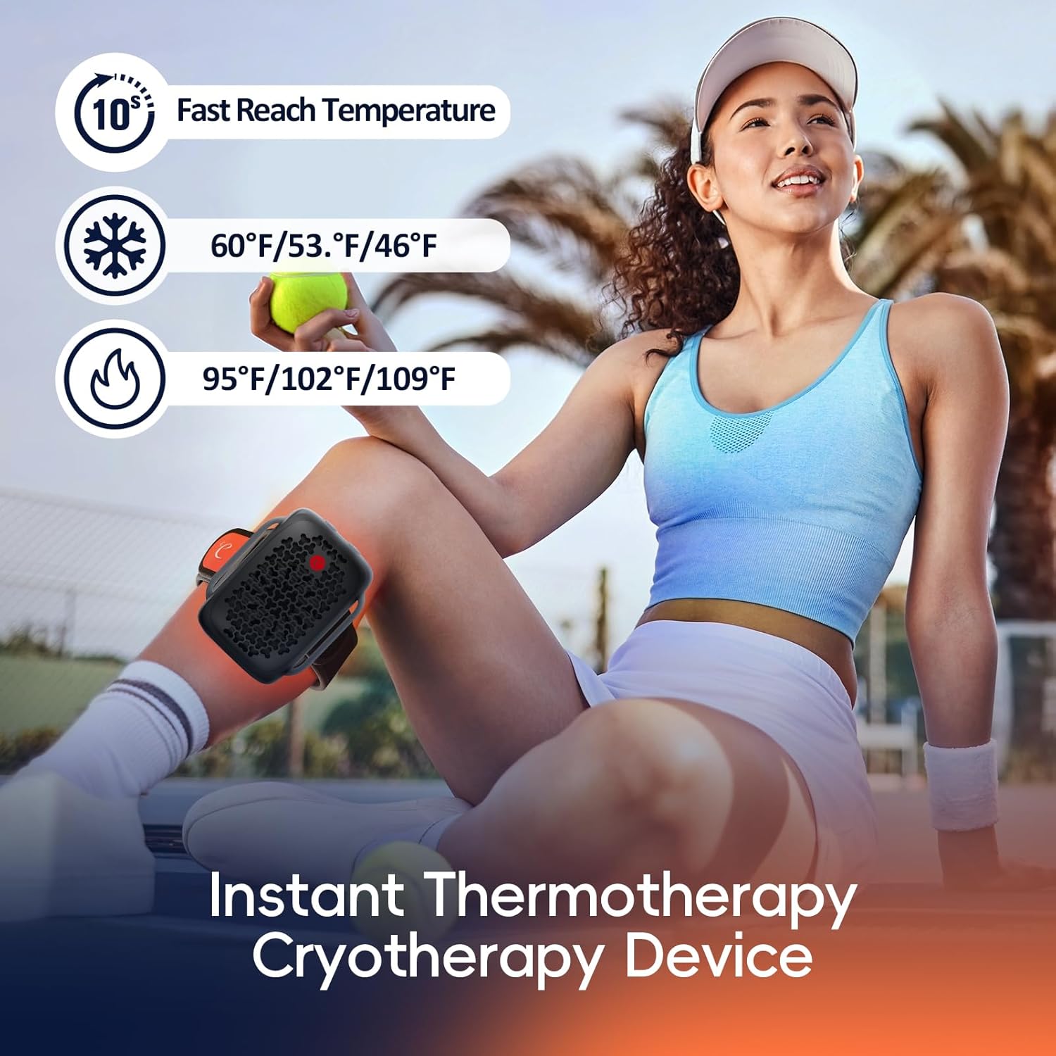 review Comfytemp Portable Instant Heat, Cold, and Contrast Therapy Machine - Pain Relief/Aches/Muscle Recovery, Cordless Electric Heating Pad & Ice Pack Device with 2-5H of Battery Life, Gifts for Women Men