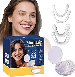Temporary Veneers Kit for Women and Men, Tooth Replacement Kit, Nature and Comfortable (1 Count (Pack of 1), Unflavored)-TU01