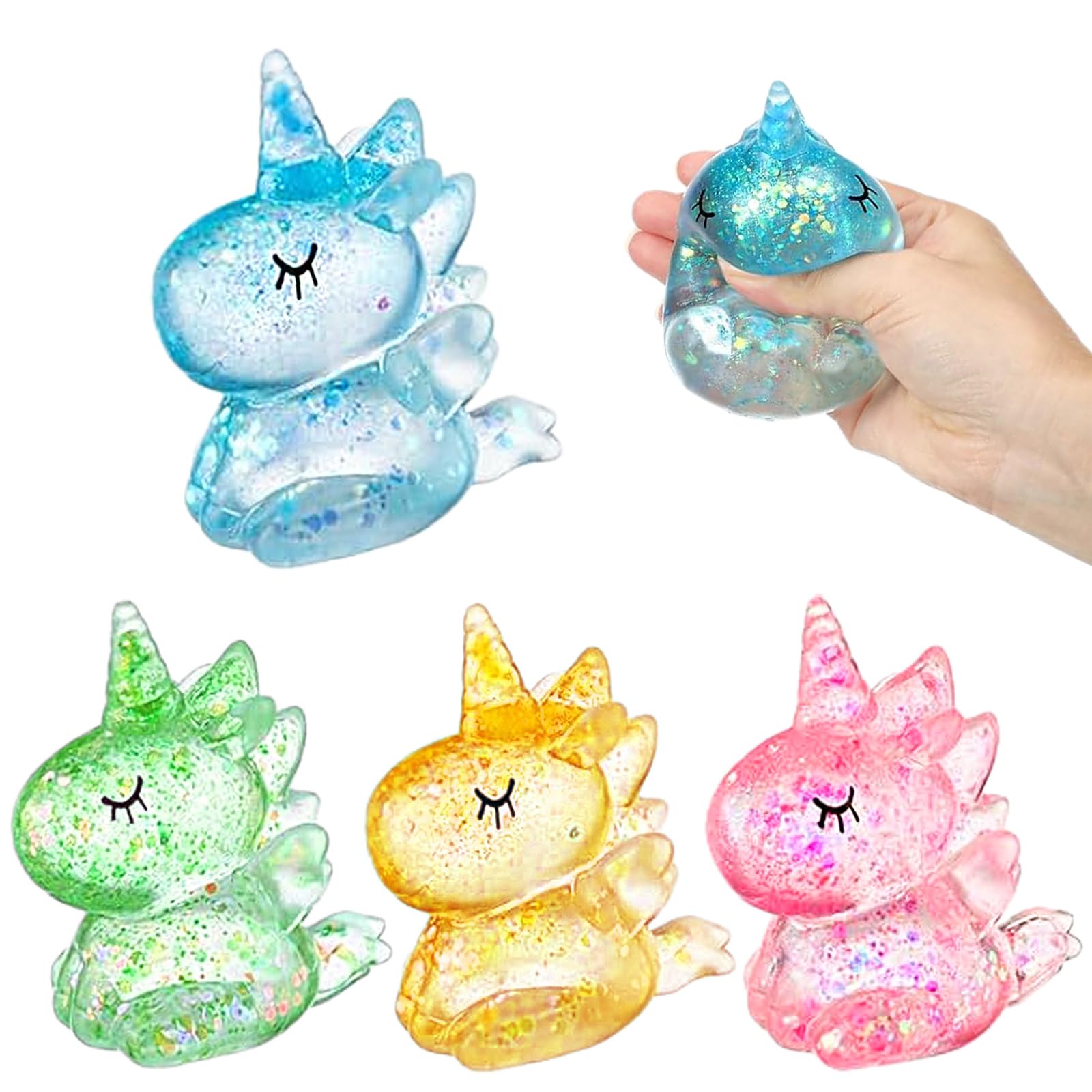4 Piezas Pelota Antiestres, Bola Antiestres para Adultos, 4 Colores, Autismo Antiestres Squeeze, para TDAH, Autismo, Alivio del estrés y la ansiedad — view 10