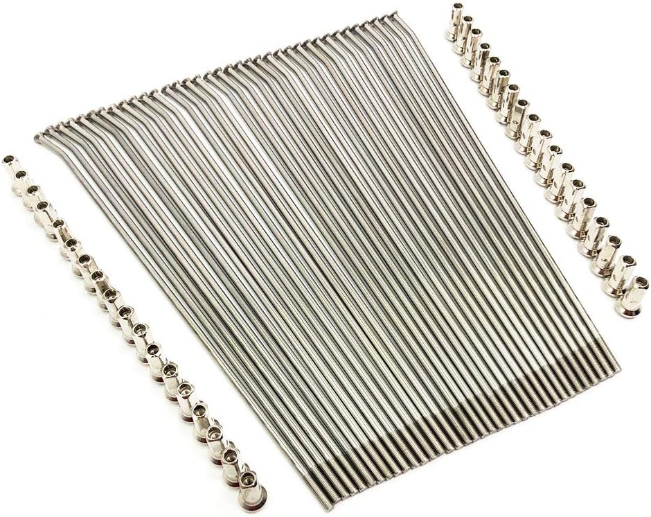 OTOM 18" Rear Wheel Spokes Kit Stainless Steel For CRF250X 2004-2017 ，CRF250RX 2017-2020，CRF450X 2005-2020 ，CRF450RX 2017-2020 ，CRF450L 2019 (18" Rear Wheel)