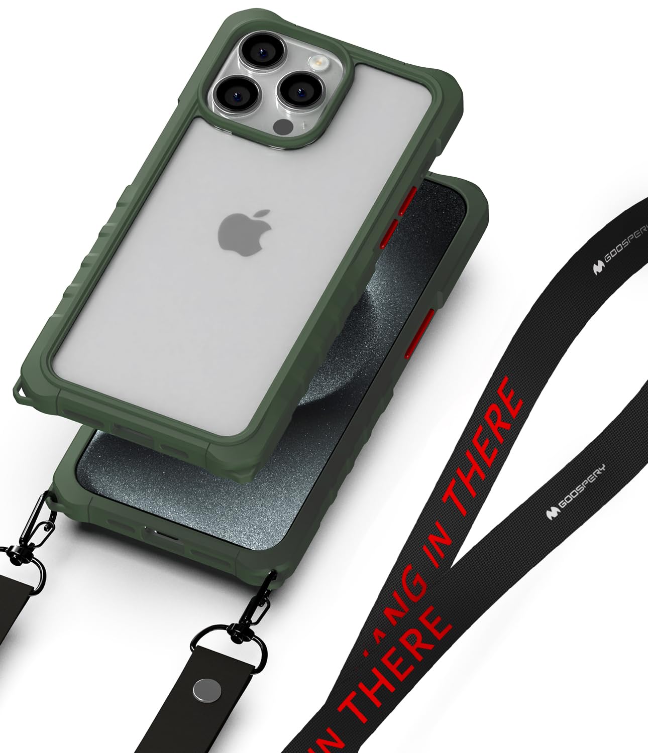 Goospery iPhone 15 Pro Max ケース [ストラップ] Amazon.co.jp: Goospery Z Bumper Compatible with iPhone 15 Pro Max