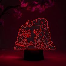 Otaku Lamps Goku vs Jiren Dragon Ball Super   Anime Lamp Figure Night Light, 16 Color RGB LED   Remote, 3D Anime Room D cor Gift for Otaku