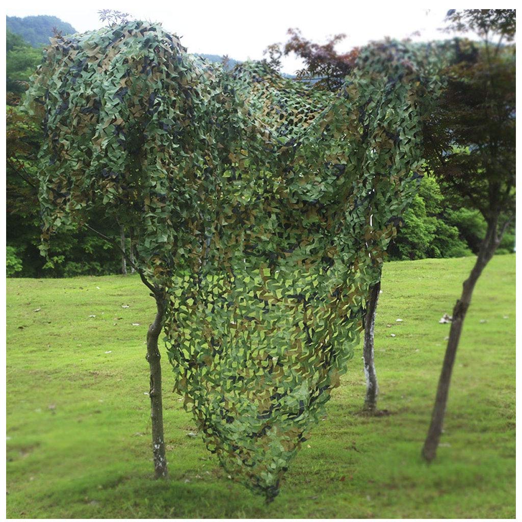 Filet de camouflage vert 3x10m pour chasse et ombrage extérieur - 8