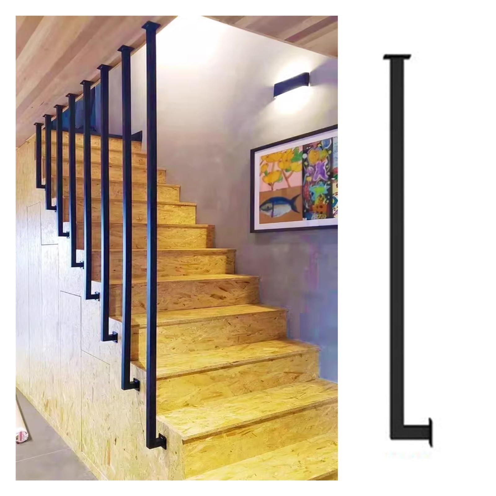 Balaustres de metal para reformar la escalera del ático con total tranquilidad