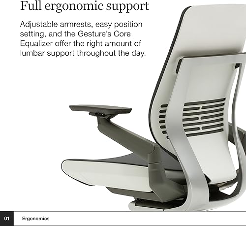 Miniatura 3 de Steelcase Gesture - Silla de oficina Textil Light