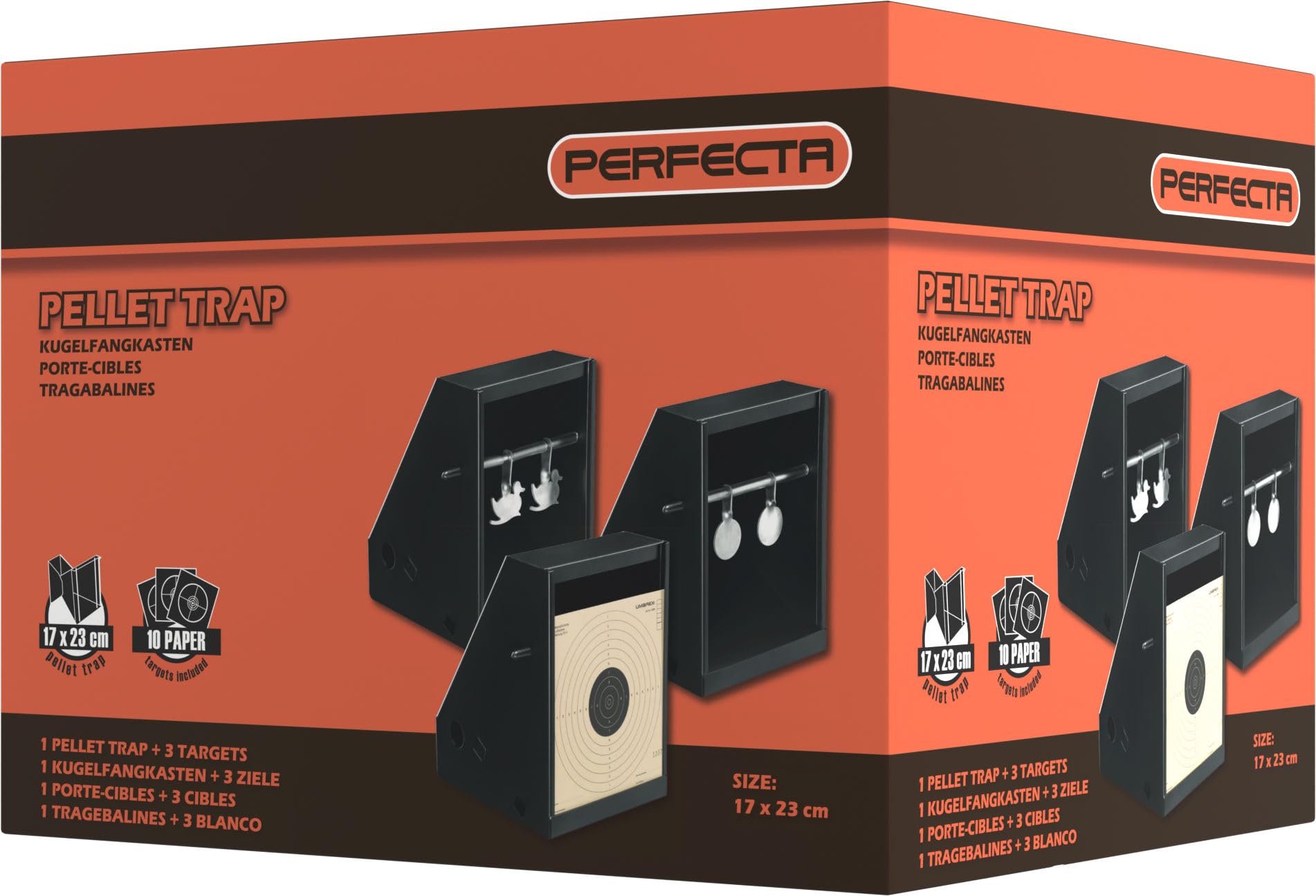 Perfecta Gel-Zielscheibe, Airsoft Zubehör, geeignet für Softair Waffen
