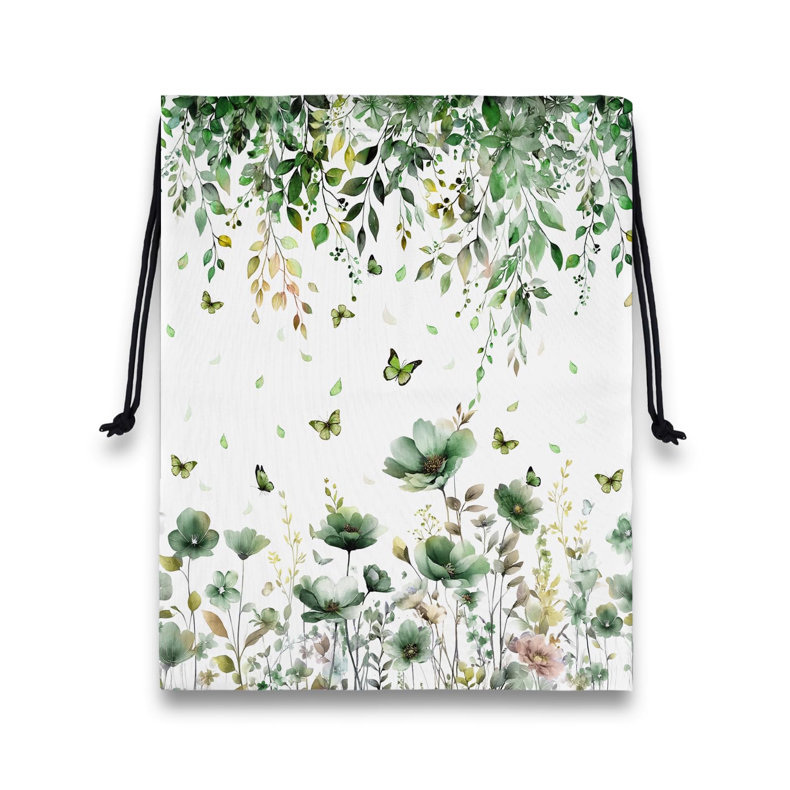 Grip Bag for Gymnast Watercolor Blossom Small Gym String Storage Pouch Bag