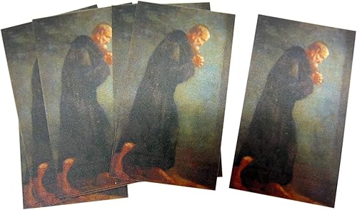 Miniatura 6 de St Peregrine - Juego de cartas de santo patrón de cáncer, patrón de oración en la espalda, paquete de 10