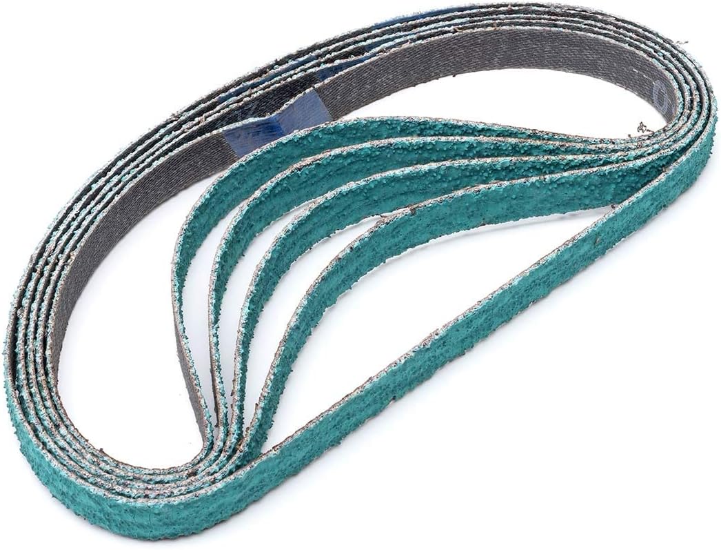 Eastwood 5pk 1/2x18 Zirconia 40 Grit Abrasive Belts