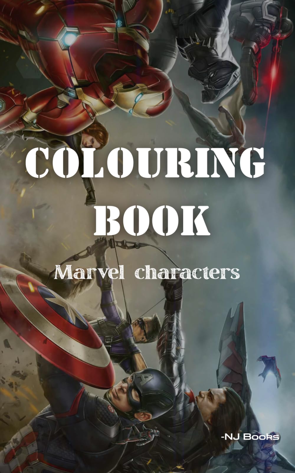 Marvel characters: Coloring Book
