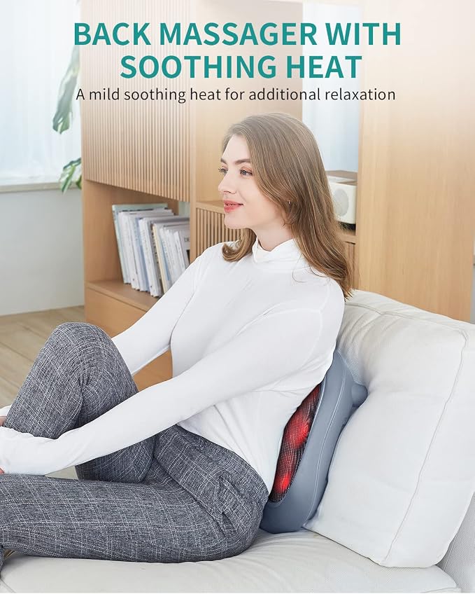 Masajeador de pies eléctrico con calor Shiatsu miniatura 5