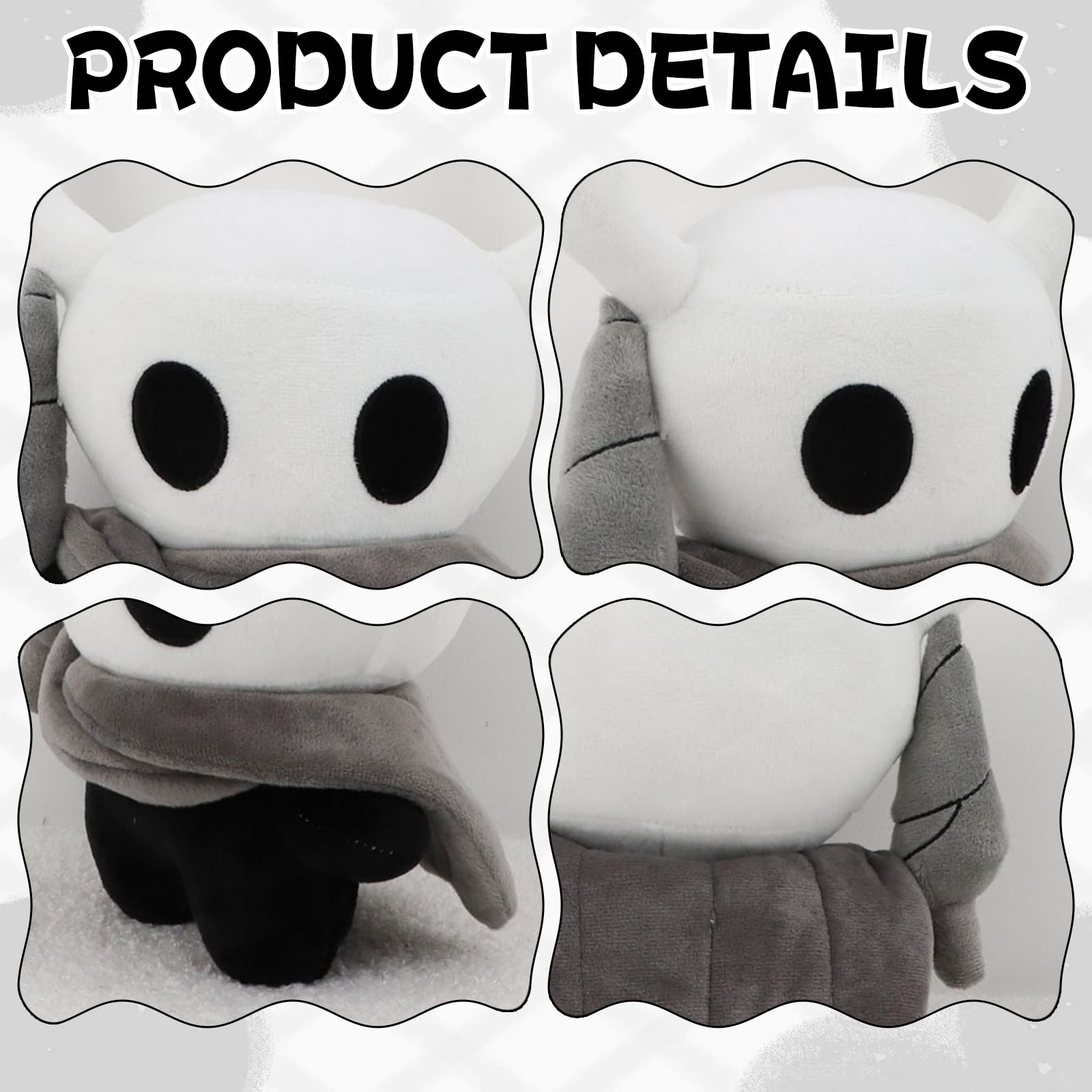 Hollow Anime Knight Peluche 28 cm Carine Statuette di Stoffa Decorazione Casa