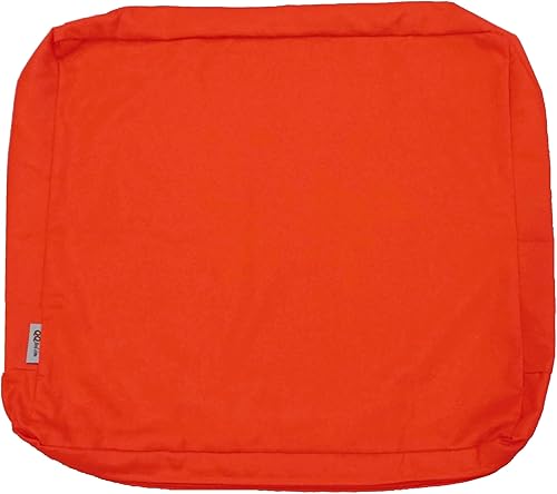 Juego de fundas de cojín lavables para sillas en exteriores, 18 X 16 X 4, 20 X 18 X 4, 24 X 22 X 4, 23 X23 X5, 25 X25 X 5, solo fundas de repuesto