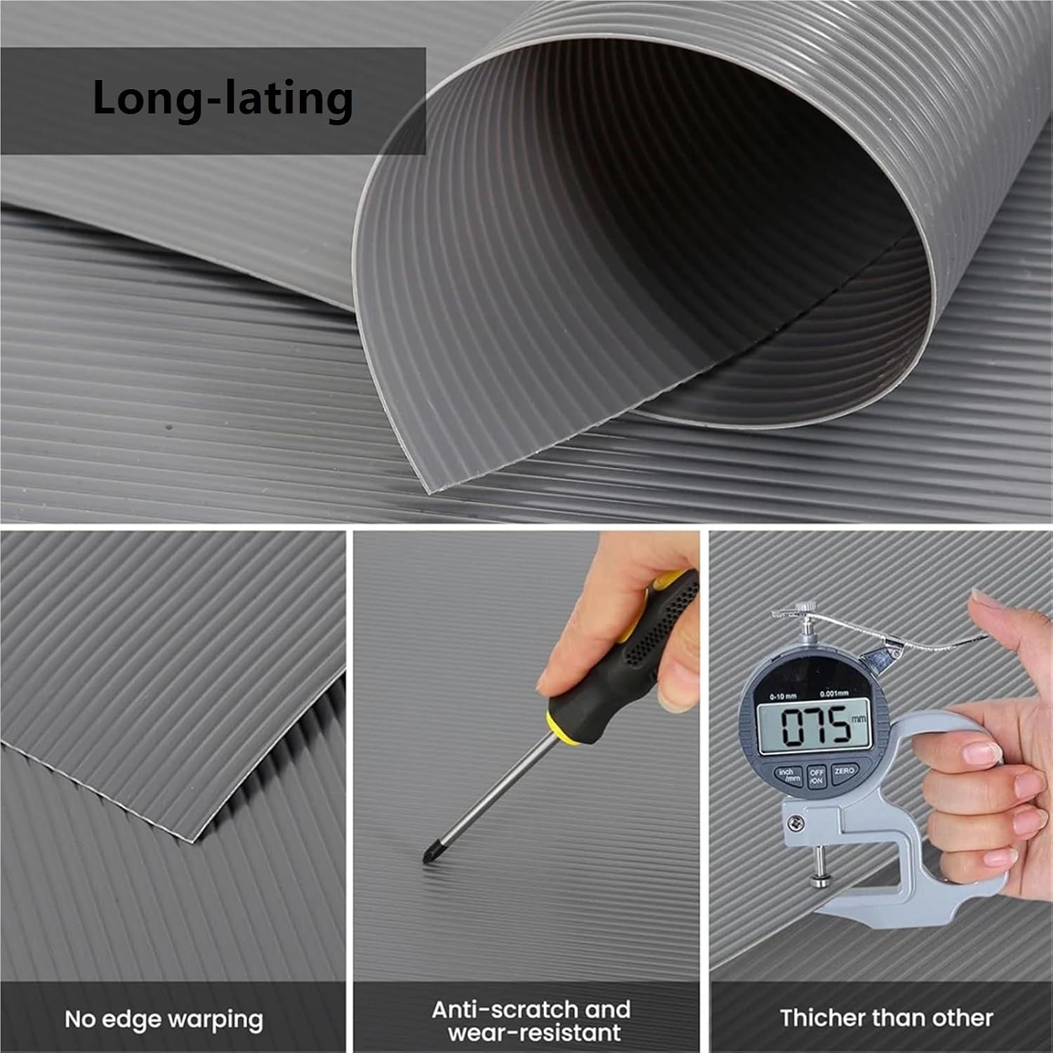 Shelf Liners 2 Rolls Shelf Liner Kitchen Cabinet Drawer Liner Kitchen Shelf Liner Non-Slip Easy-to-Clean Liner Non-Adhesive Refrigerator Liner for Protecting Cabinets, Drawers