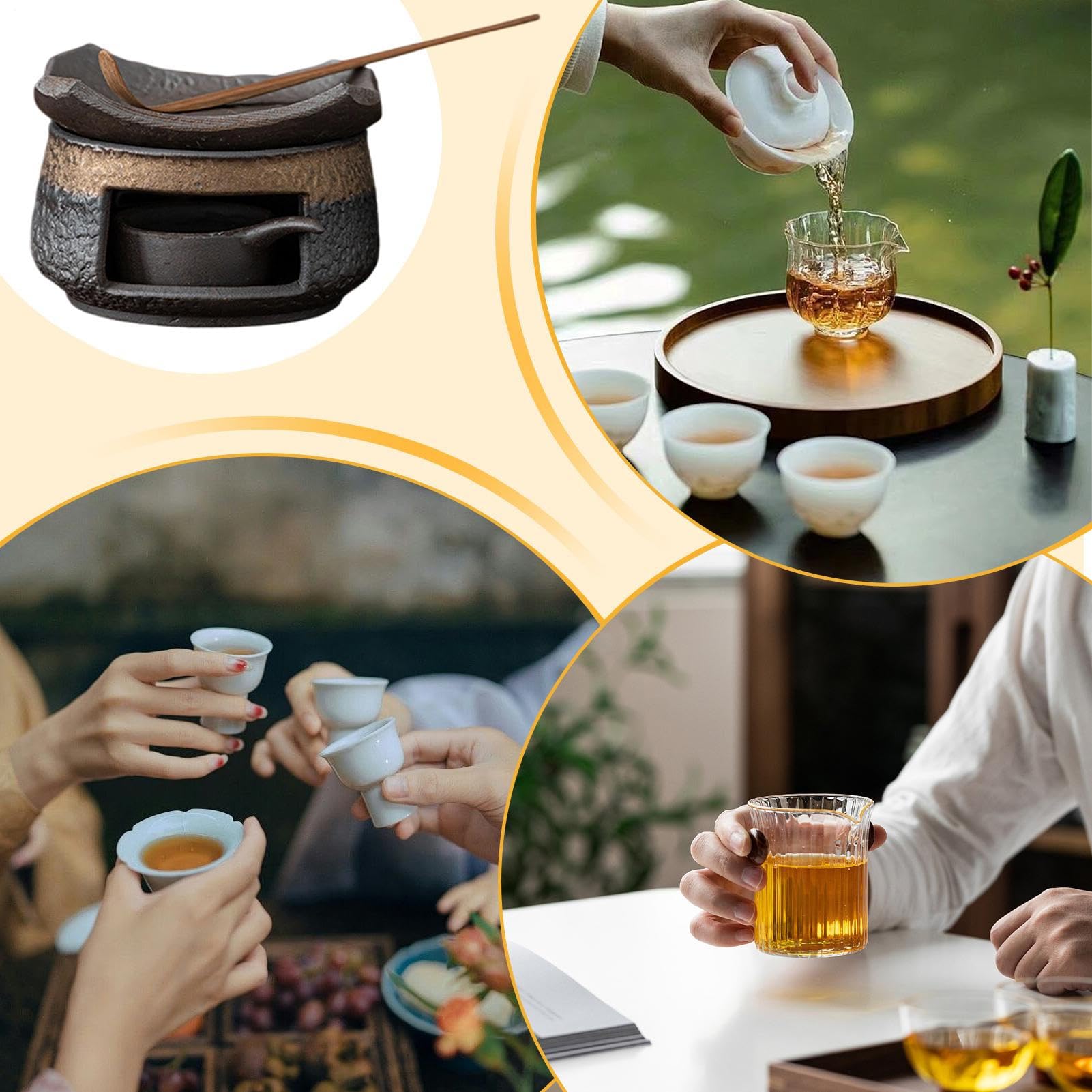 Ceramiczny Podgrzewacz Do Imbryka Ceramiczny Podgrzewacz Na Wosk Z Miejscem