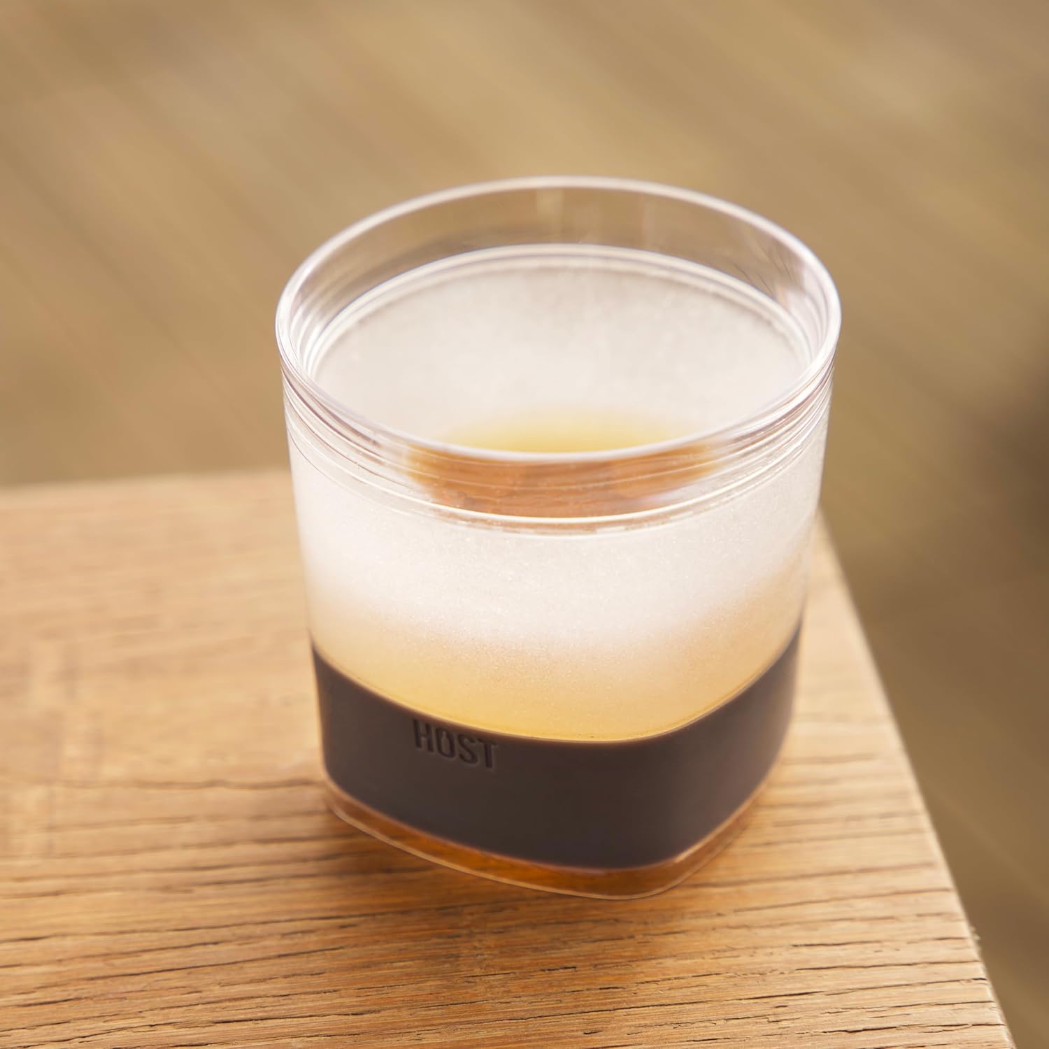 Host Whiskey Freeze Glasses, Double Old Fashioned Glasses, Chill Without Dilution for Brandy, Vodka, Gin, Rum, and Cold Brew Cocktails, Bourbon Gifts for Men, Home Bar, 9 oz, Set of 2, Grey - Image 12