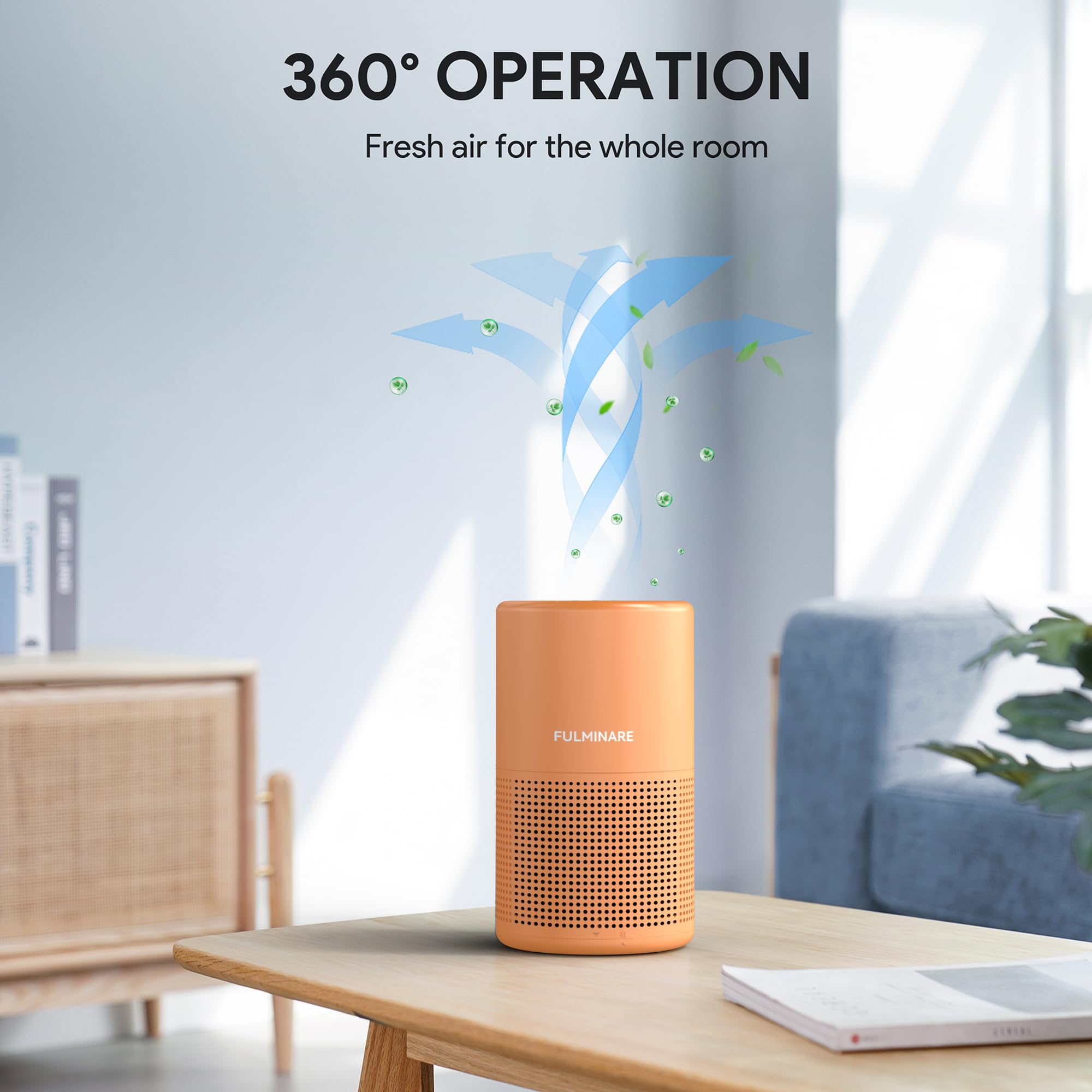 FULMINARE Air Purifiers for Home Bedroom H13 HEPA Air Purifier view 5