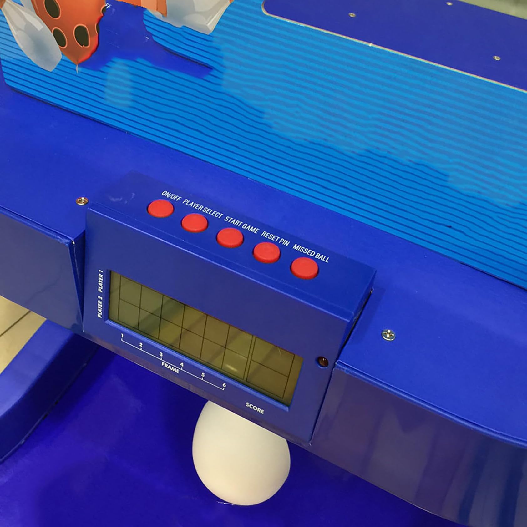 Juego de bolos electrónico para niños con reinicio automático, iluminación y efectos de sonido, juego de bolos plegable para interiores para niños y adultos