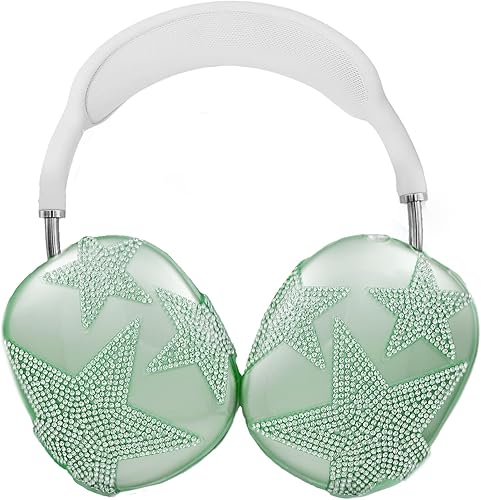 Miniatura 15 de MORWLAT Funda para AirPods Max, Fundas TPU suaves transparentes con diseño de araña para hombres y mujeres, funda protectora para Apple AirPods Max