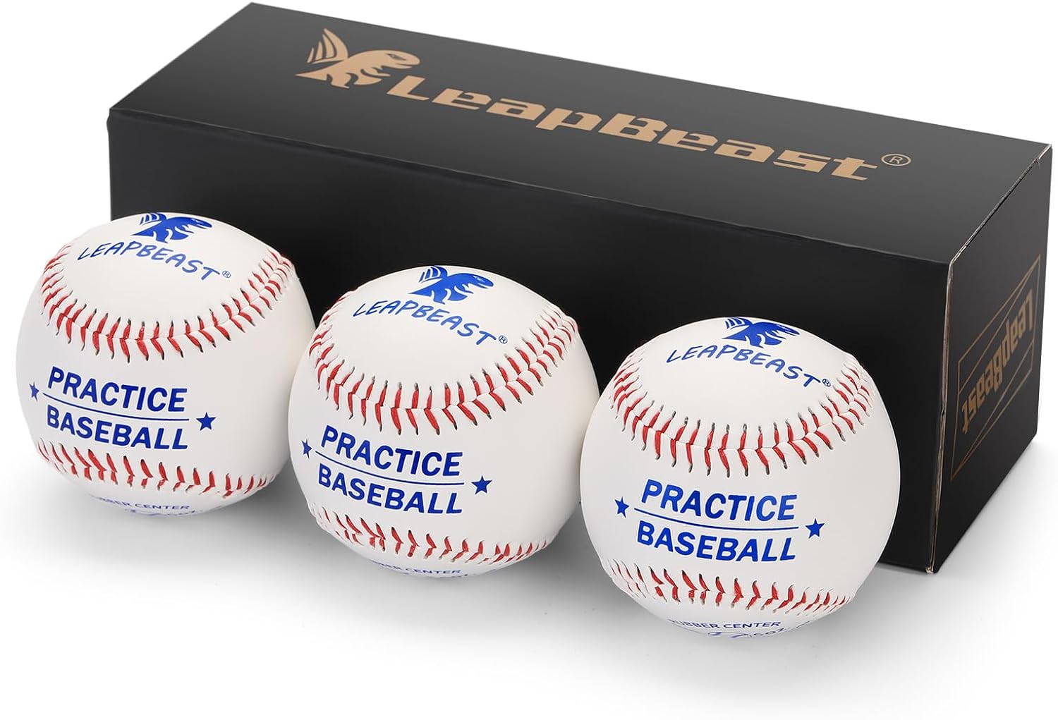 LeapBeast Soft Baseballs, Official Game Baseballs for