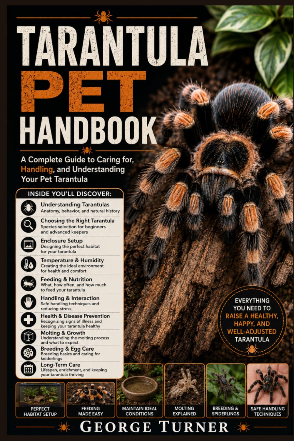 Tarantula pet Handbook: A Complete Guide to Caring for, Handling, and Understanding Your Pet Tarantula