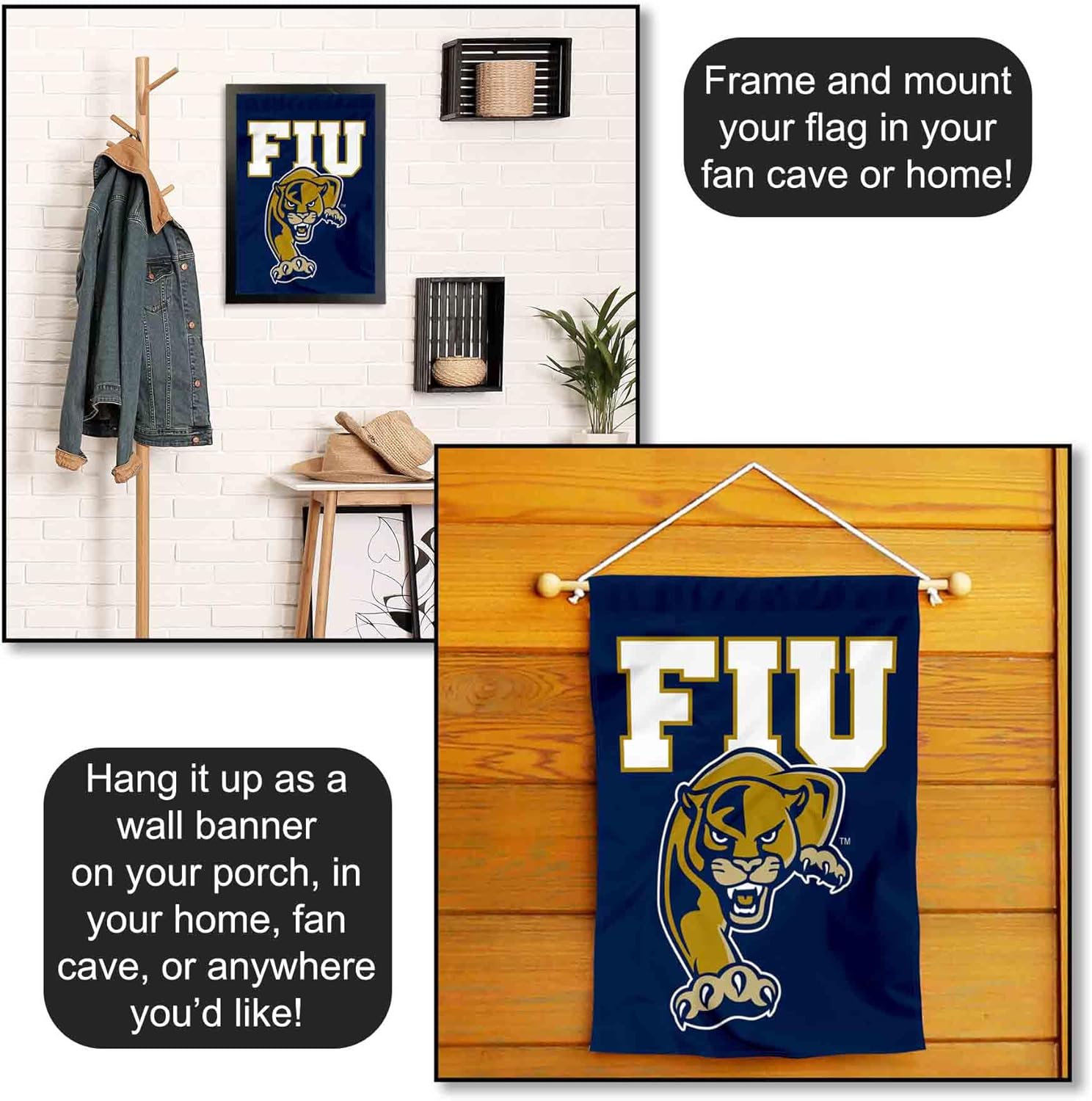 FIU Panthers Garden Flag and Yard Banner