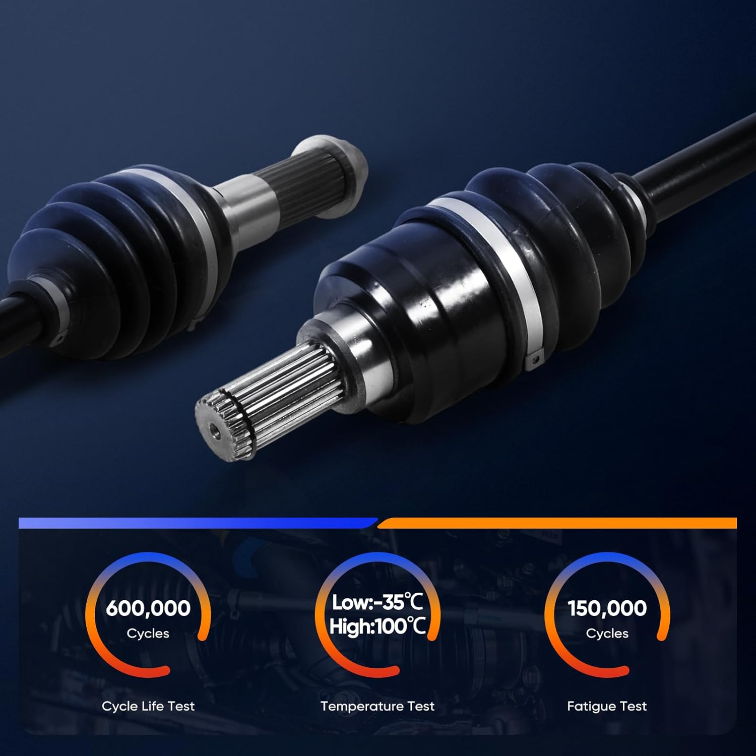 ECCPP CV Axle Drive Shaft Assembly fit 2011-2014 for Yamaha Grizzly 450 Rear Left Right 1CT-2530V-00-00