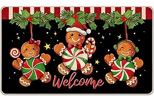 Eye-Catching Gingerbread Entryway Doormat