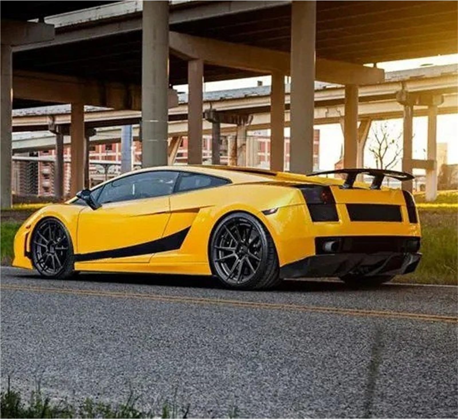 Dla Lamborghini Dla Gallardo LP540 LP550 LP560 2007-2014 Skrzydło Na Klapie Spoiler Bagażnika Lotka Tylny Dekoracja Zewnętrzna Samochodu Spojler Tylny Trunk Wing