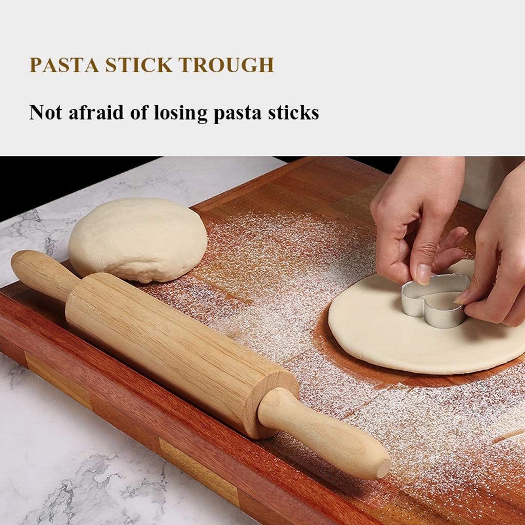 Tabla de Cortar Cocina,Tabla de Cortar Extra Grande para Cocina | Hogar Reversible Sándalo + Madera | Tajadera para Hornear/Pasta/Carne/Alimentos Diversos-Pasta Lovers' Choice Little