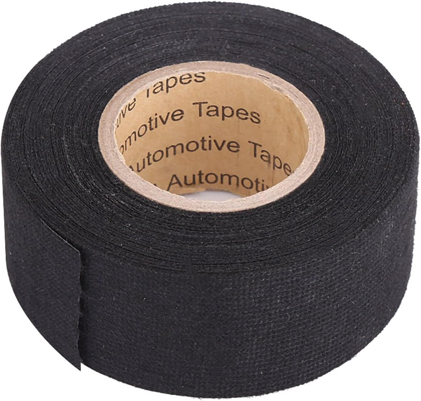 Wiring Harness Tape, Multipurpose Self Adhesive Felt Tape Anti Squeak Rattle Felt Insulating Tape for Car Motorcycle, Black (32mm*11.5mm)