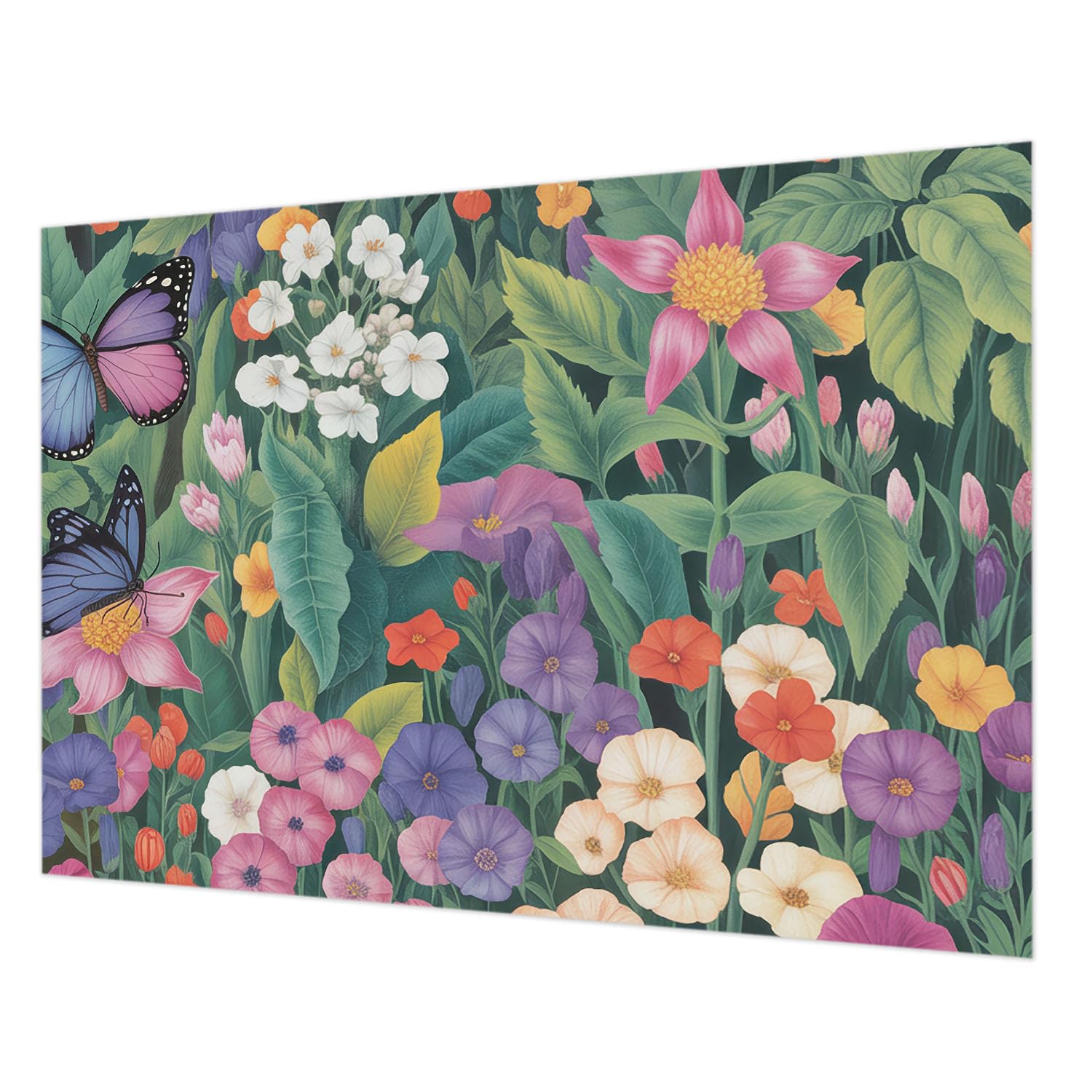 Papier peint fleurs Tulup 208x146 cm pour créer un salon chaleureux et lumineux