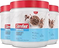 Vista 9 de SlimFast Polvo original para reemplazo de comida, vainilla francesa, mezcla para batido de pérdida de peso, 10 g de proteína, 14 porciones