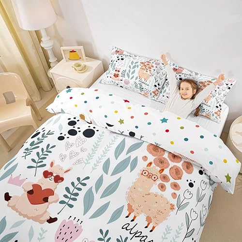 Vista 40 de Erosebridal Funda de edredón de zorro kawaii, juego de ropa de cama de zorro de dibujos animados, funda de edredón con 2 fundas de almohada para Fox