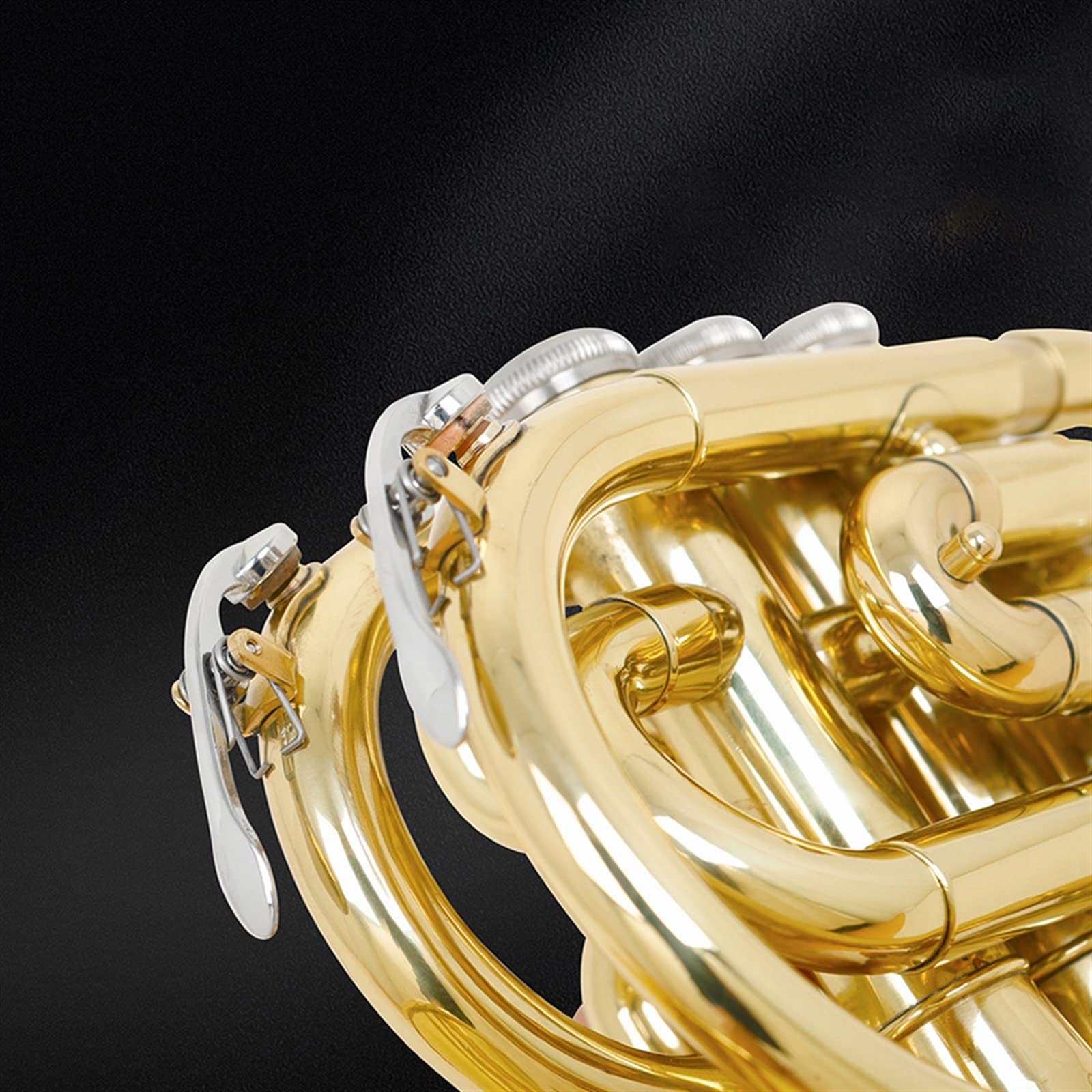 Instrumenty Muzyczne Trąbka Kieszonkowa Z Ustnikiem Bb Płaska Kieszonkowa Trąbka Mosiężna Ściereczka Do Czyszczenia Trąbki trąbka w formacie kieszonkowy