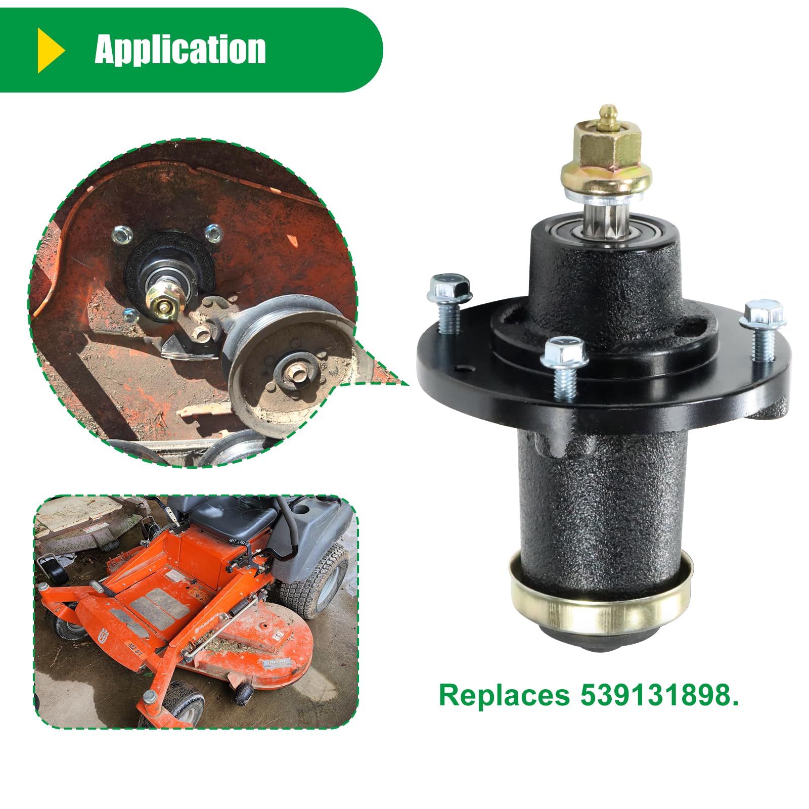 取引 Amazon.com : POSFLAG 3 Pack 539131898 Greased Spindle Assembly