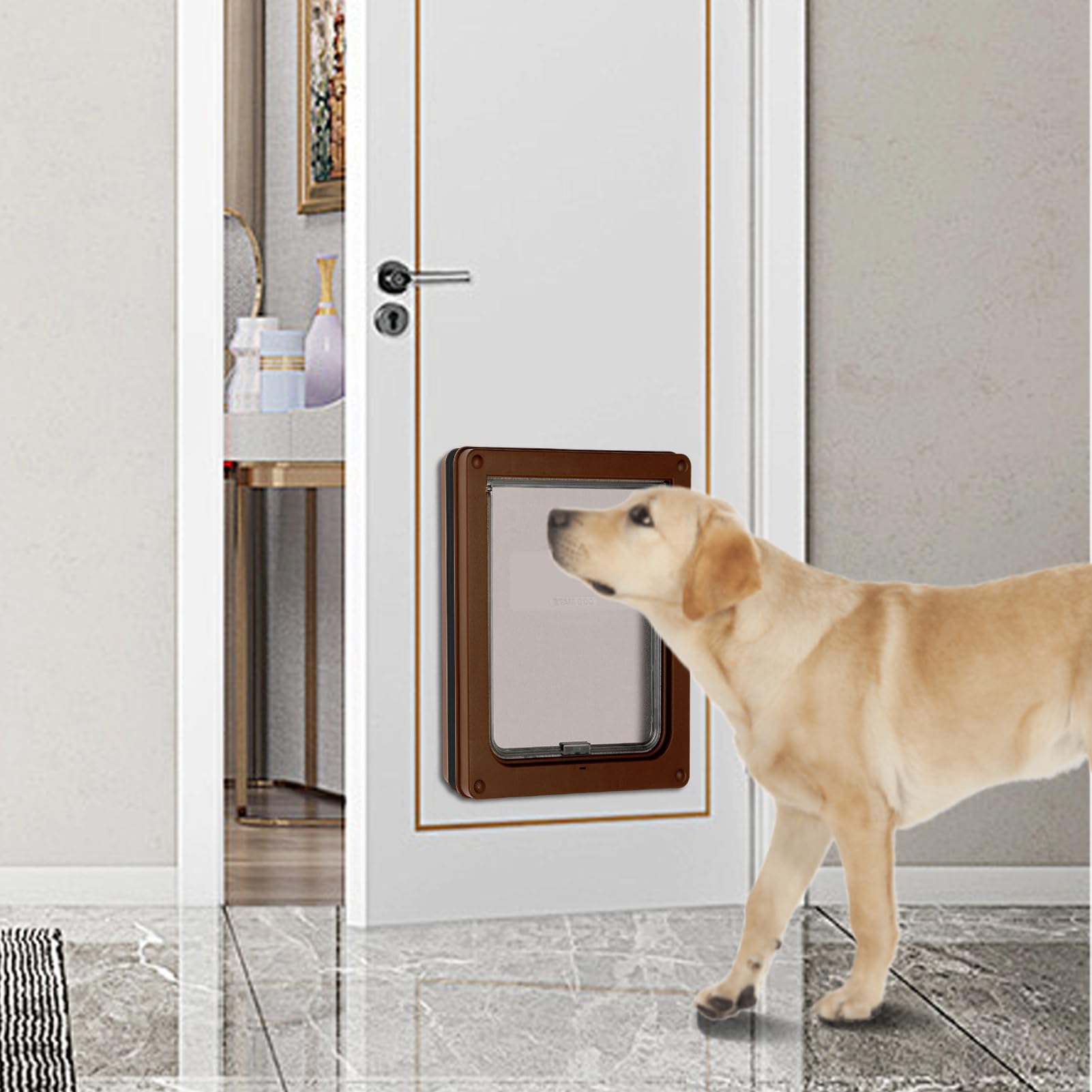 Kit de montaje de barrera para puerta de gato, para niños y cachorros | Puerta pequeña para perro, gato, gatito, cachorro, hogar, dormitorio, sala de estar, balcón, apartamento
