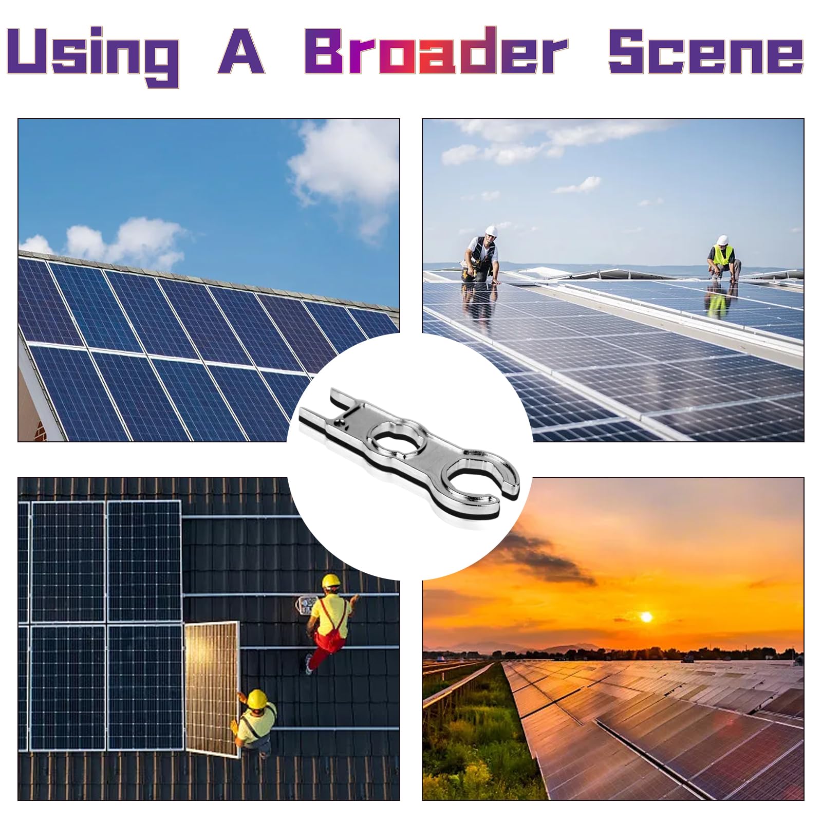 Solar Schraubenschlüssel, 2 Stück, MC4 Montage Werkzeug, Solar Stecker, MC4 Entriegelungs Werkzeug