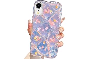 Qokey iPhone XR 3D Cases: Transparent Love and Protection