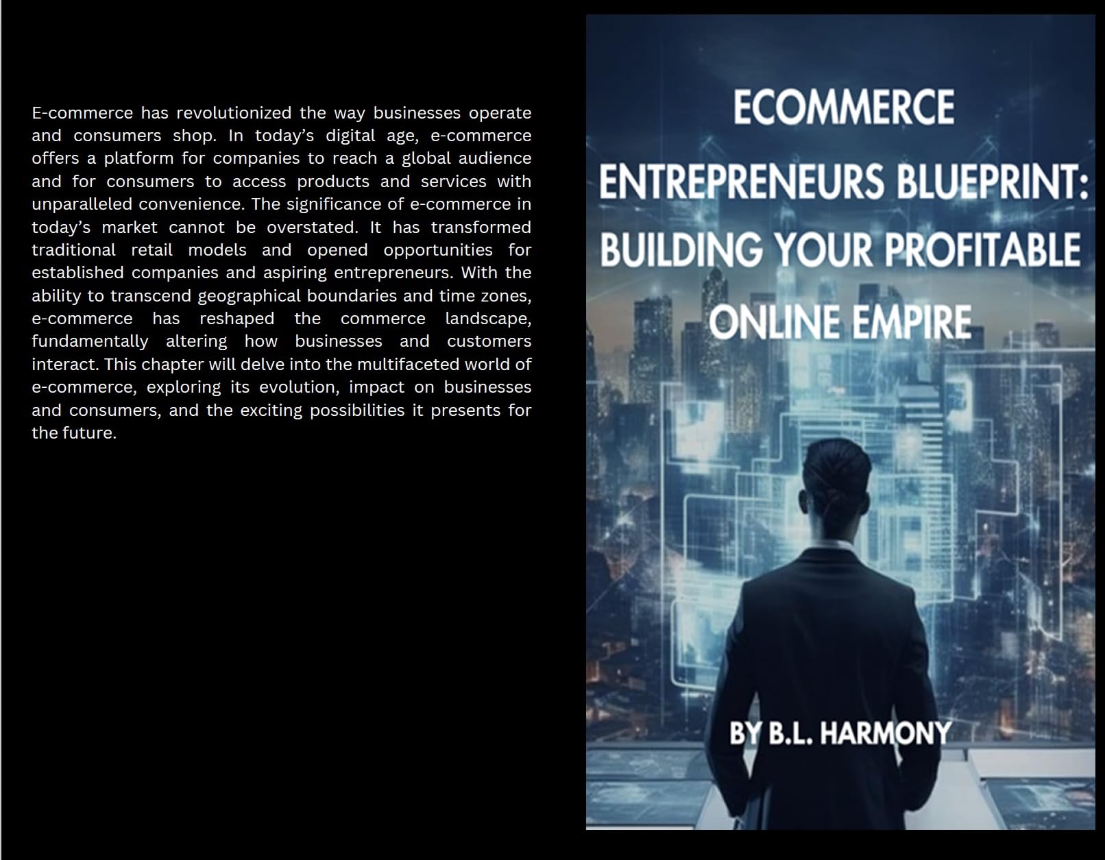 E-Commerce Entrepreneurs Blueprint: Building Your Profitable Online Empire