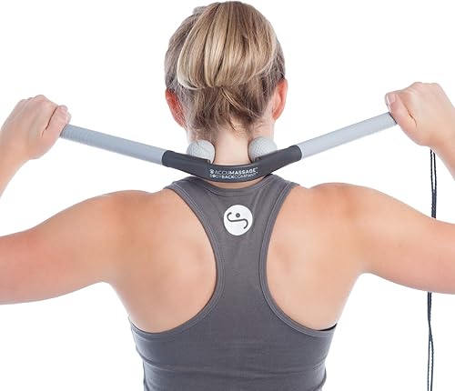 Miniatura 2 de Body Back AccuMassage - Herramienta de masaje de doble punto de presión y martillo de masaje, diseño 2 en 1, herramienta de masajeador de cuello