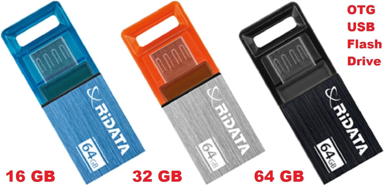 Ridata EZDRIVE Shift OTG 16 GB USB 2.0 Flash Drive 16 GB 32 GB 64 GB 128 GB 256 GB GB