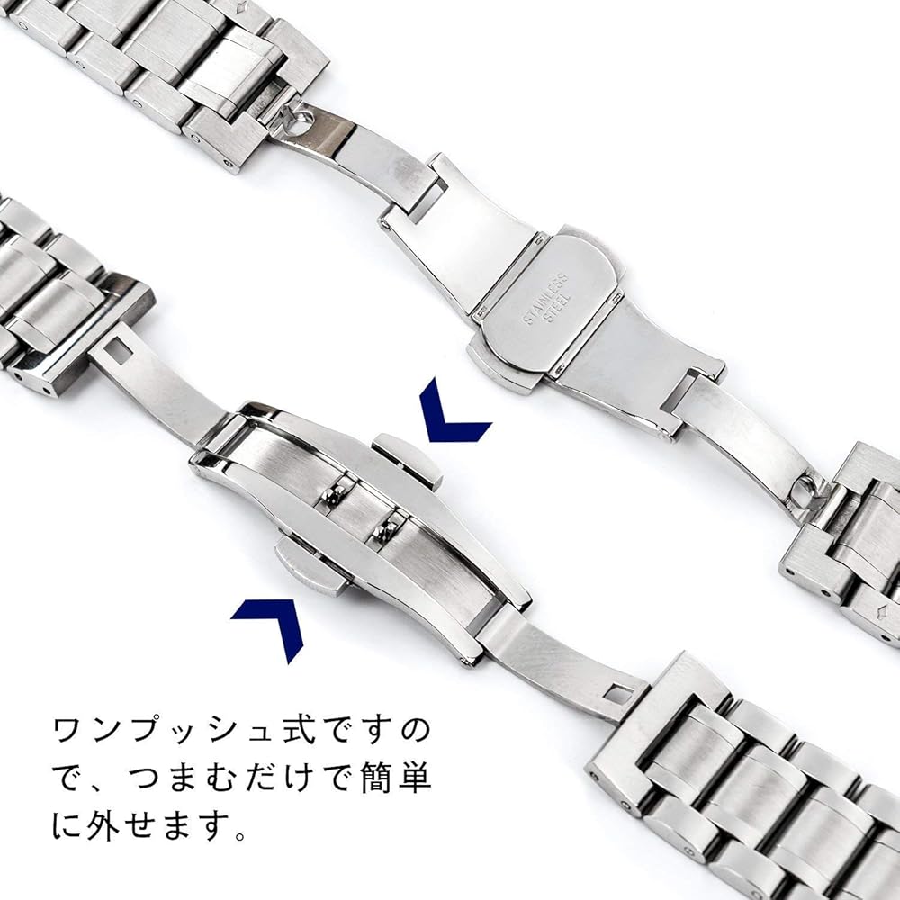 パルミジャーニ　Dバックル　ステンレス バックル ステンレススチール シルバー | レザーバックル