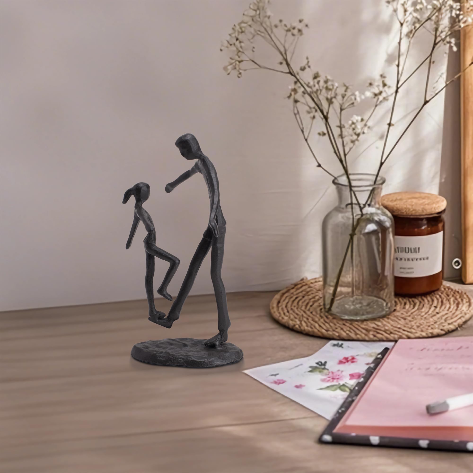 Statuina decorativa per papà da figlia, padre e figlia, per compleanno, festa del papà, nuovo papà della sposa, regalo per matrimonio, anniversario, commemorazione
