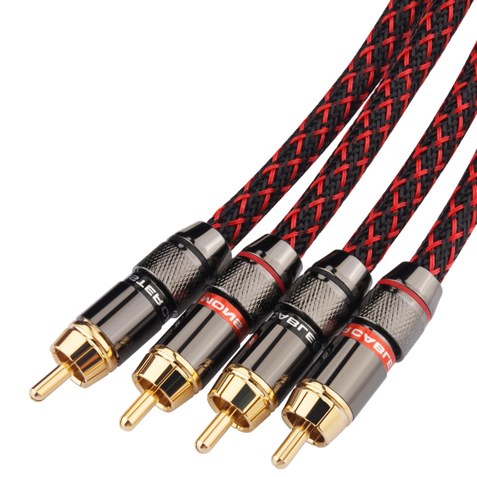 Cable estéreo de baja pérdida para audio analógico y sistemas giratorios compactos 8