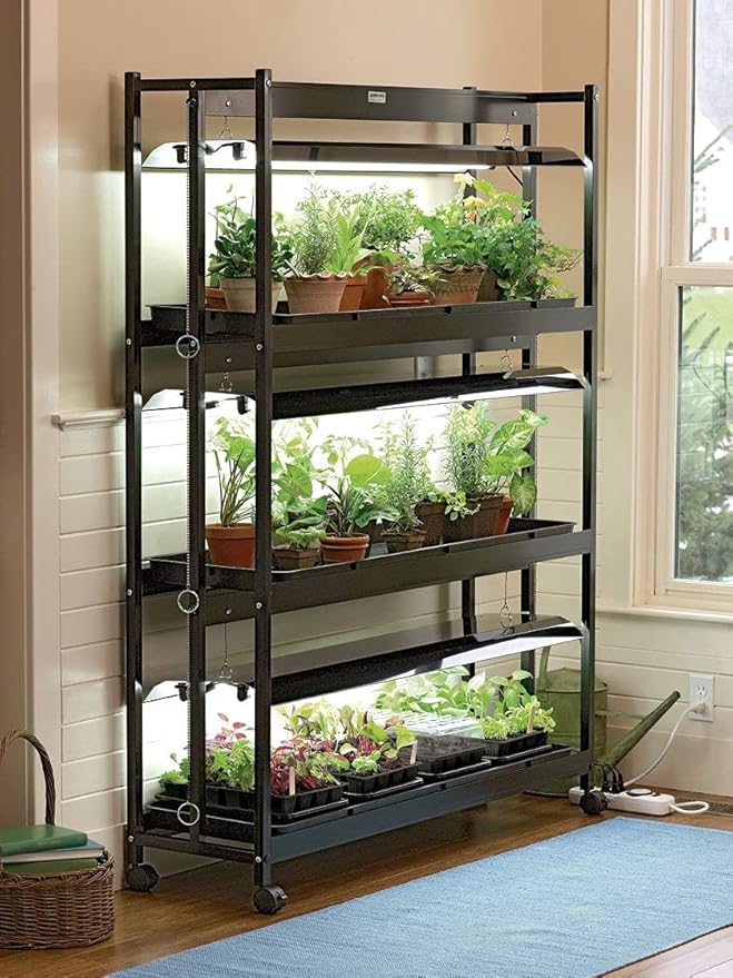 Gardener's Supply Company 3Tier Plant Stand Indoor Grow