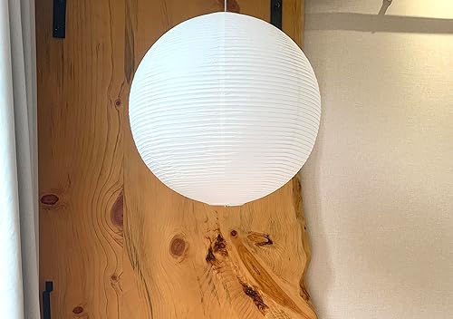 Miniatura 4 de Pantalla de lámpara de papel redondo blanco de 23 pulgadas, linternas chinas, linterna de papel colgante, decoración interior